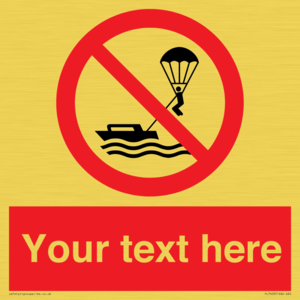 Custom No parasailing